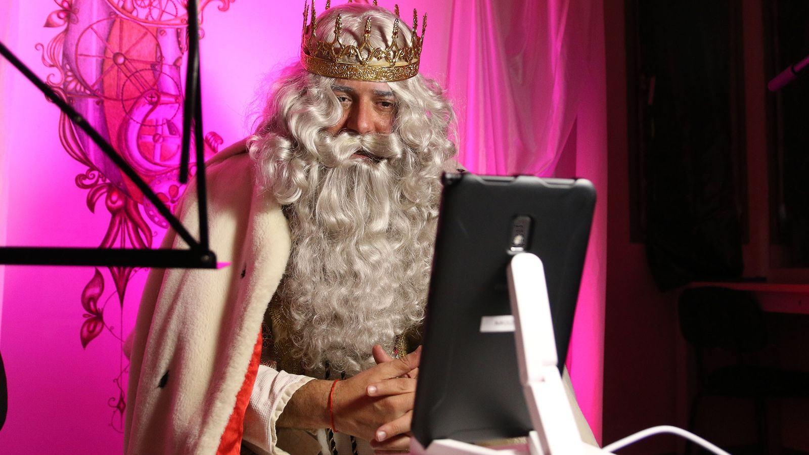 Melchor, en una conexión.