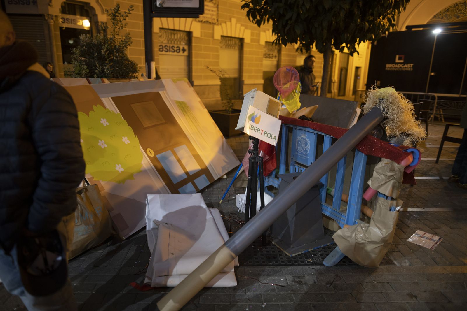 Ambiente en la final  del Carnaval Colombino