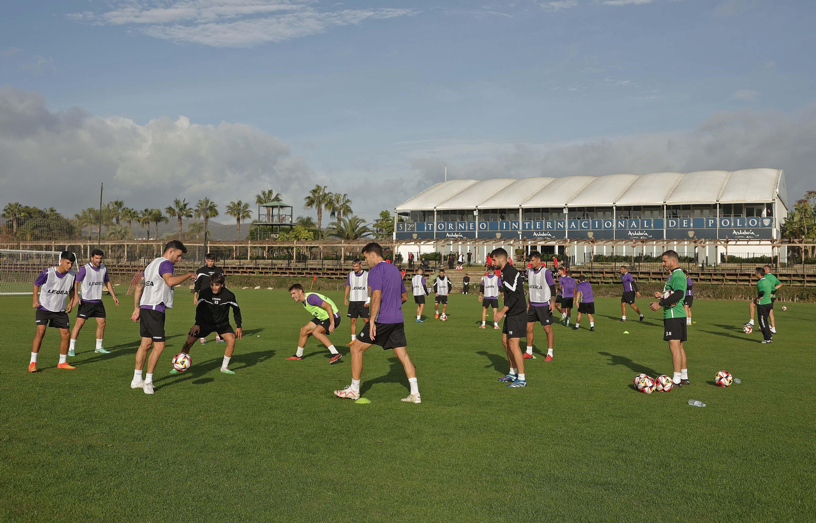 El entrenamiento de la Balona en el Santa María Polo Club, en imágenes