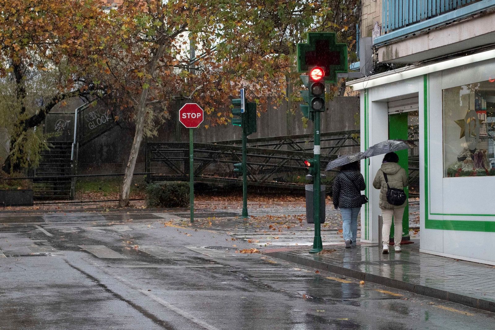 Granada bajo el temporal: imágenes de la ciudad durante la alerta naranja
