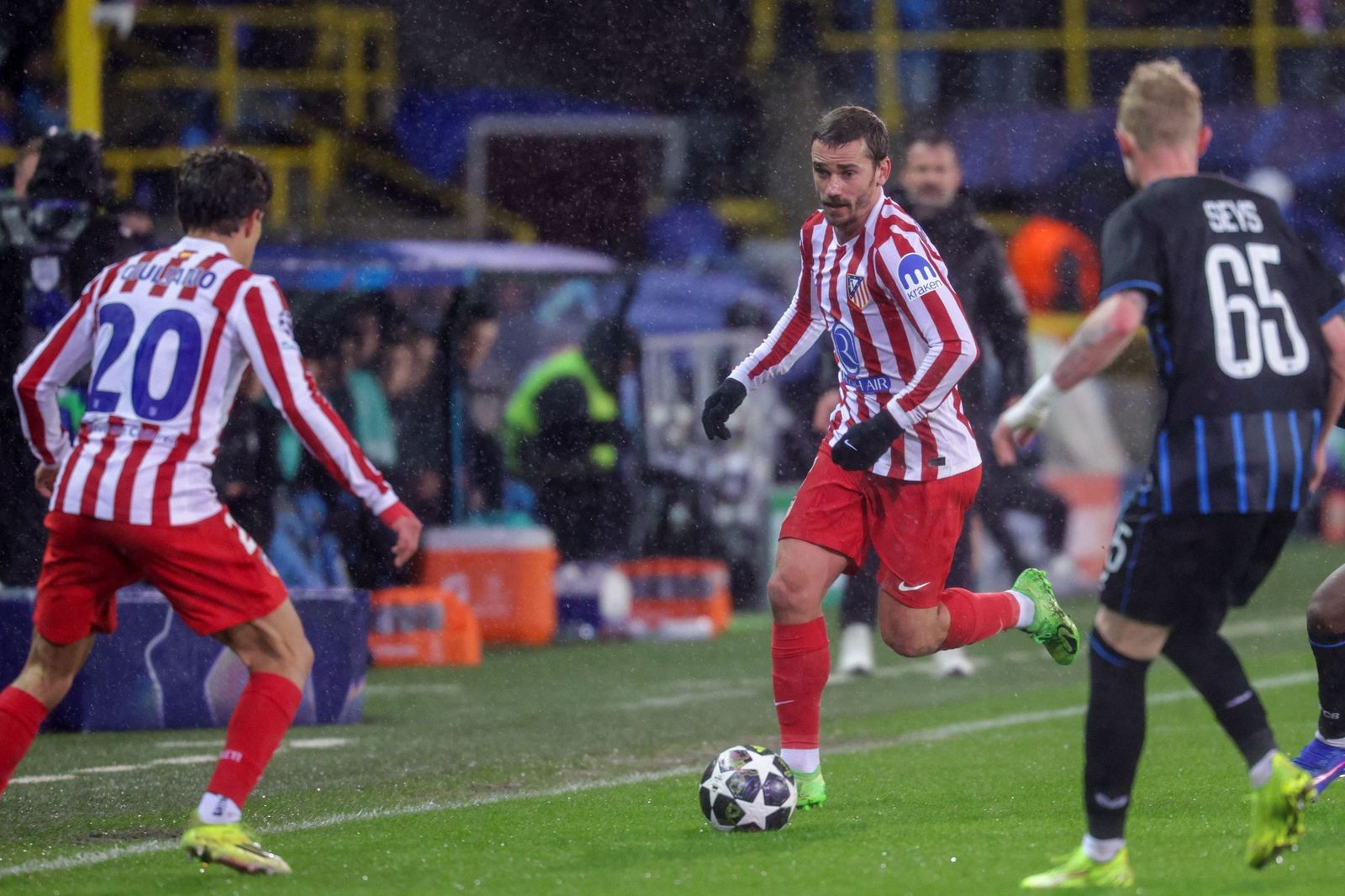 Las fotos del Brujas-Atlético de Madrid