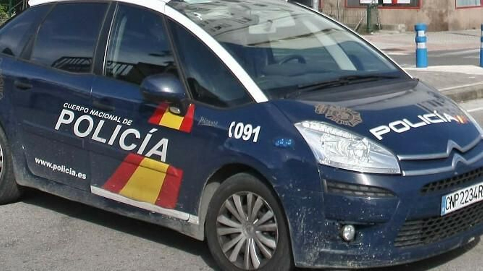 Un patrullero de la Policía Nacional. Un patrullero de la Policía Nacional.