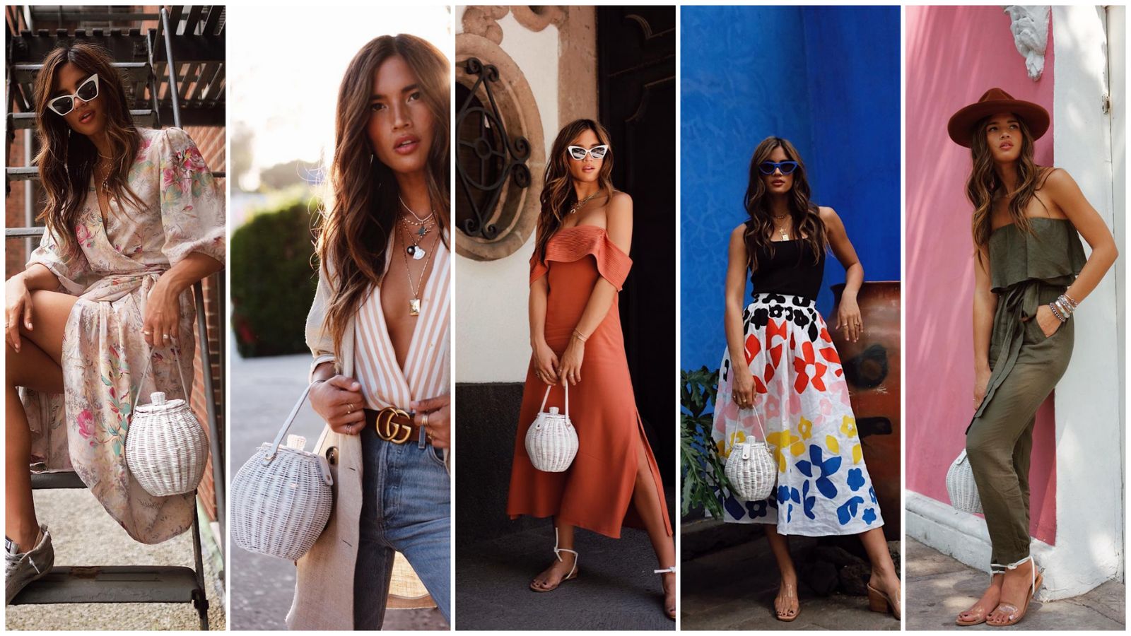 Rocky Barnes ha tenido un auténtico idilio de verano con esta cesta de mimbre de Ulla Johnson, y tal ha sido el flechazo...