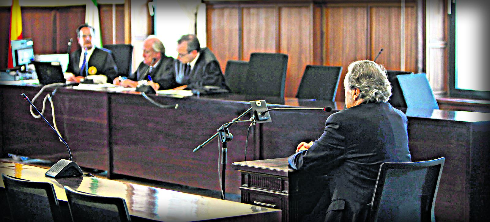 El ex presidente de Invercaria Tomás Perez-Sauquillo, en el primero de los juicios.