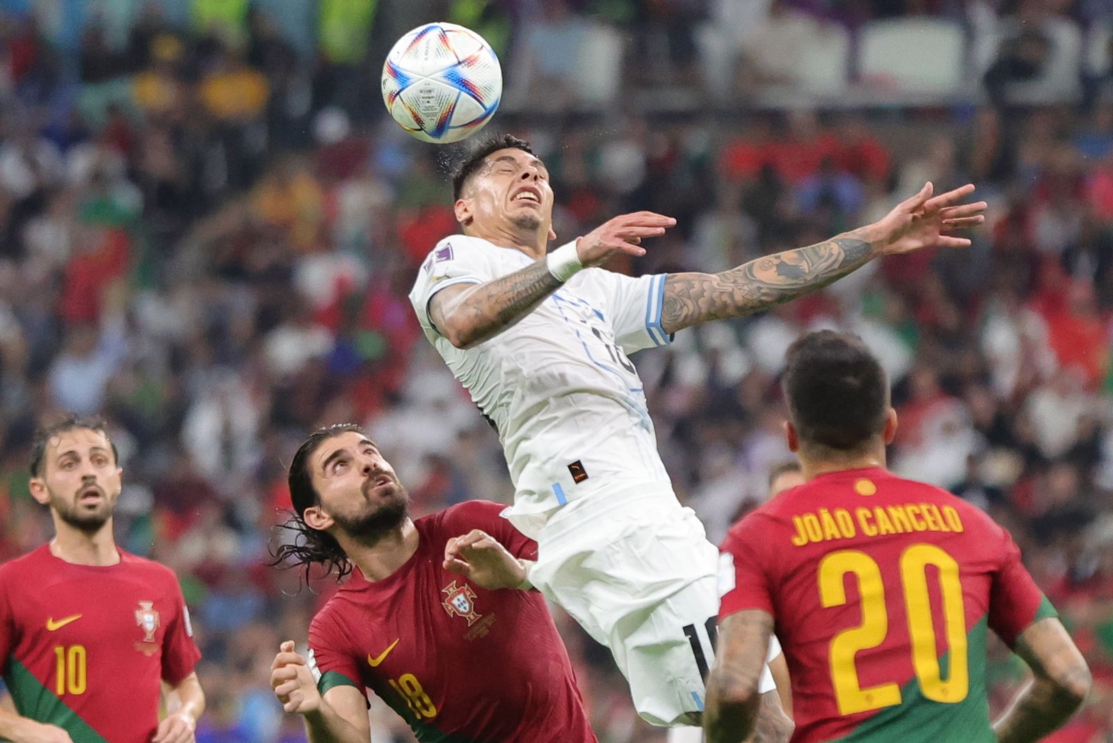 Las imágenes del Portugal - Uruguay