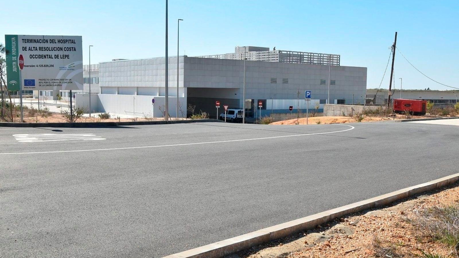 El Hospital Comarcal de la Costa Occidental de Huelva, Chare de Lepe.