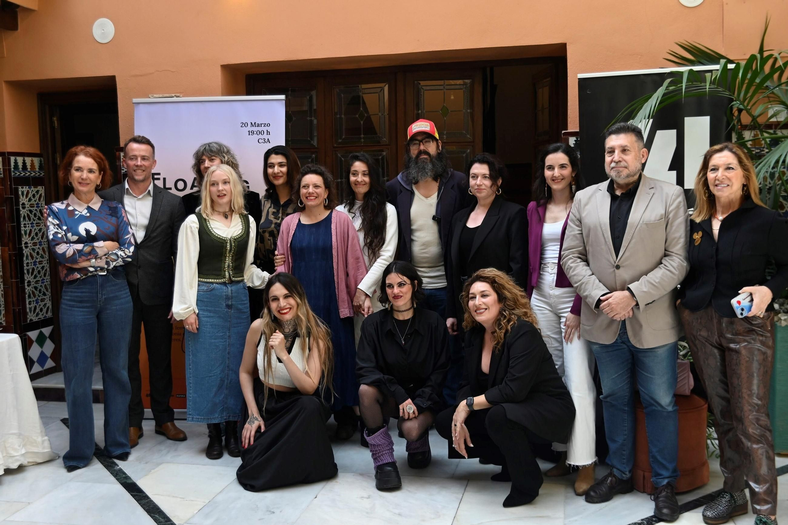 Estrella Morente y una decena de artistas presentan el concierto por la paz de Córdoba, en imágenes