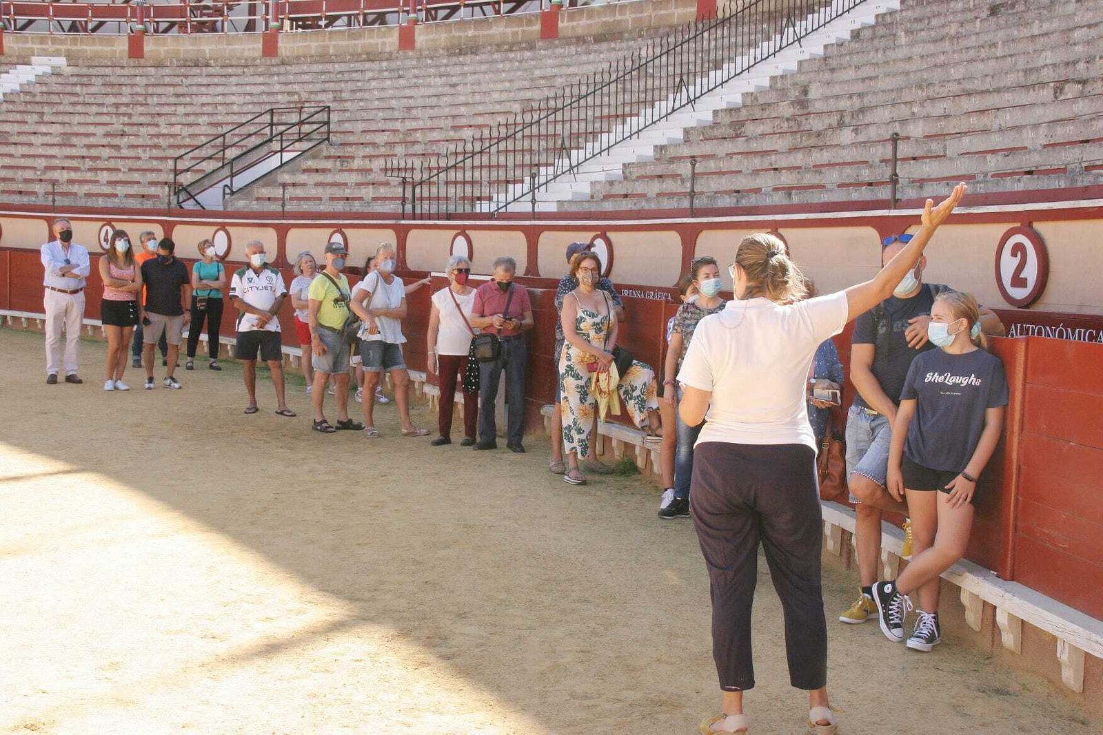 Uno de los grupos que ha participado en las visitas guiadas.