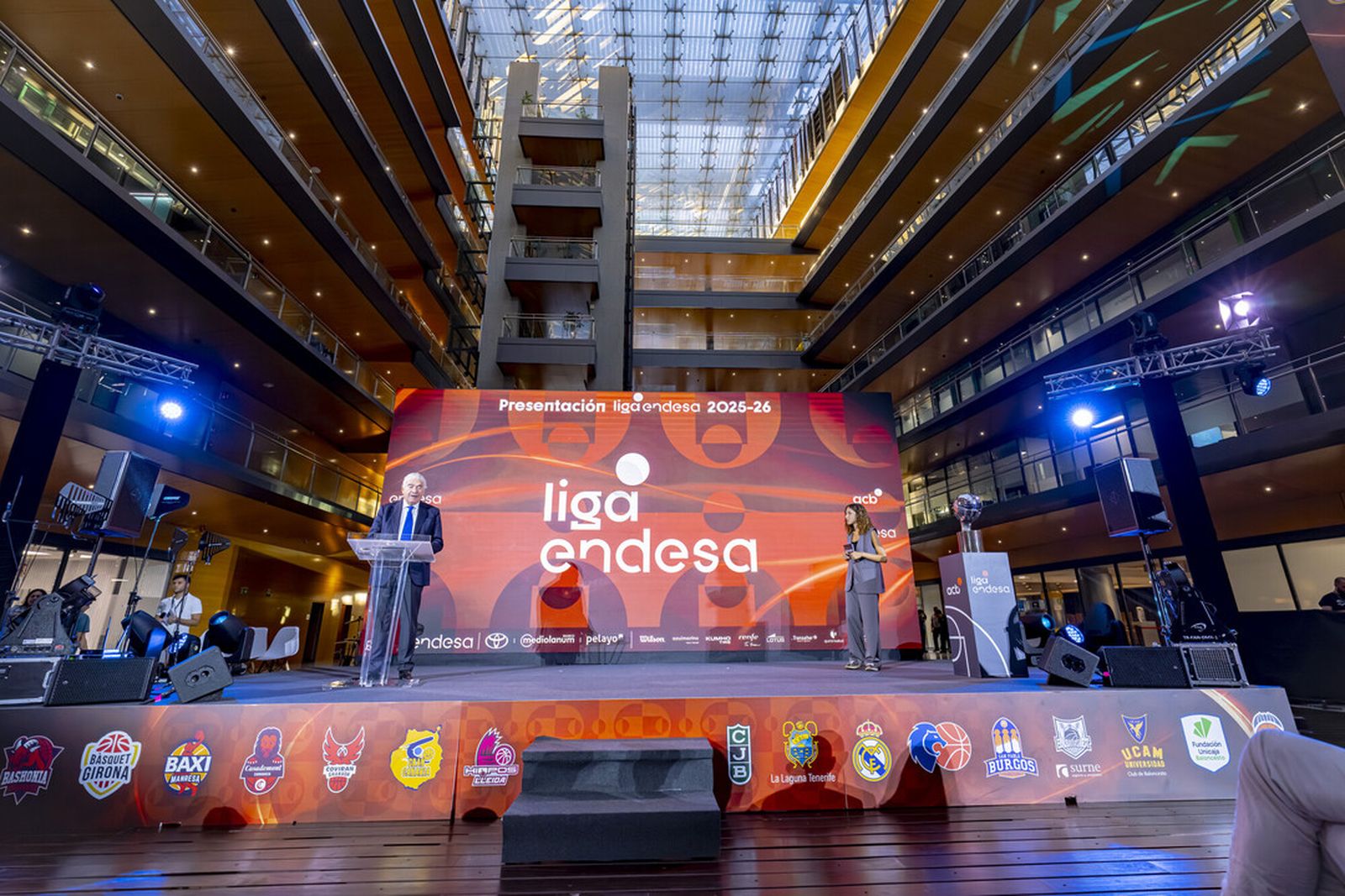 Las imágenes de la presentación de la Liga Endesa 25/26