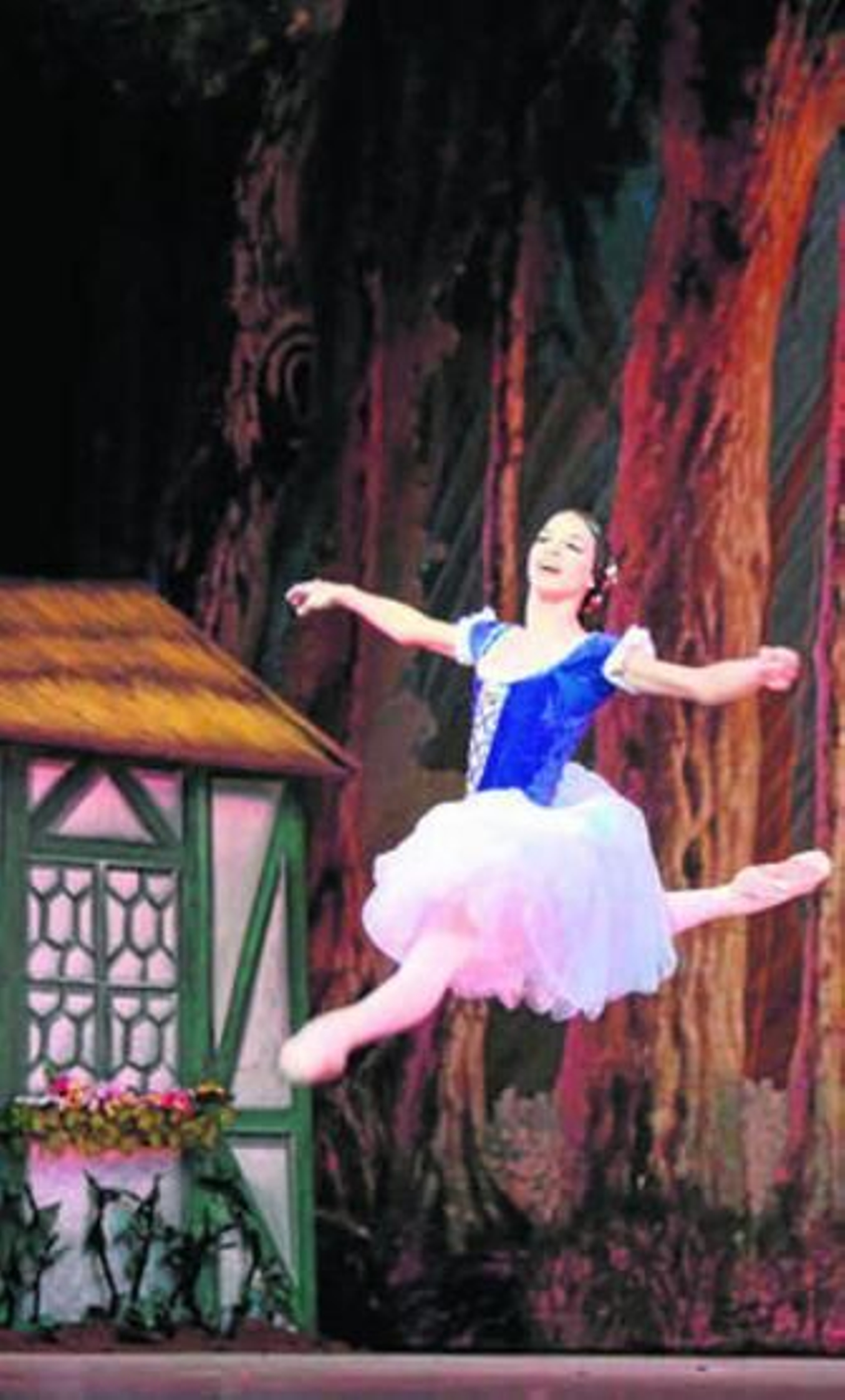 Un instante de la representación de 'Giselle'.