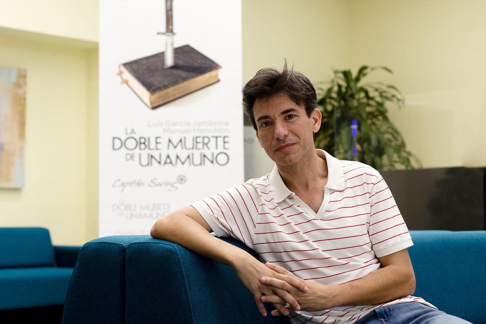 El realizador Manuel Menchón, durante su estancia en Cádiz.