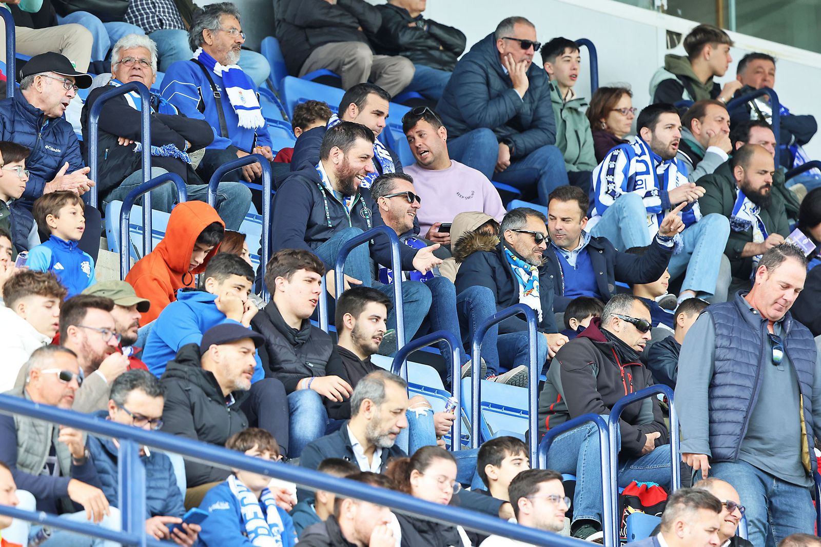 Ambiente en las gradas del Recreativo de Huelva vs AD Ceuta FC