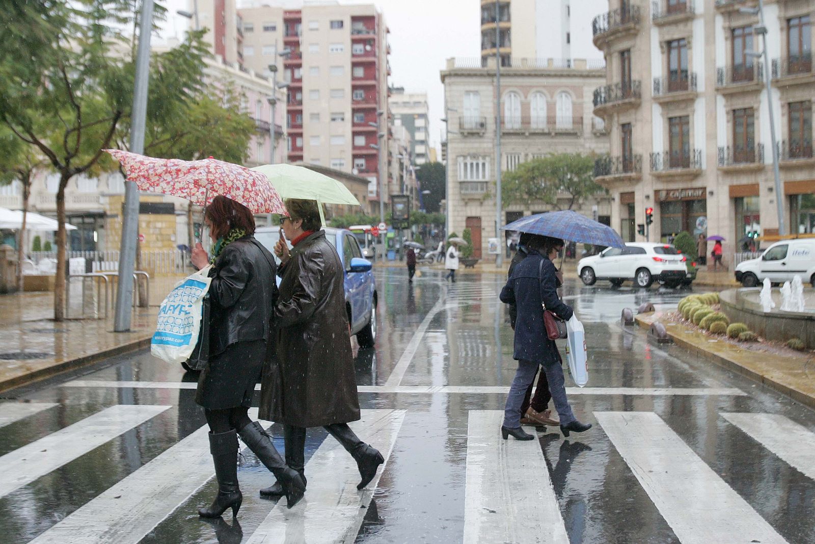 Día de lluvias en Almería.
