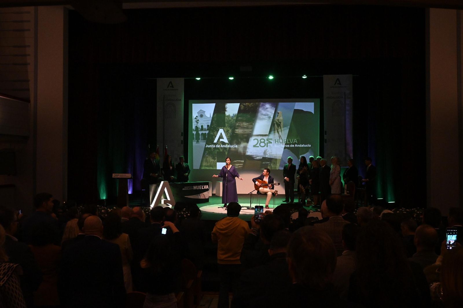 Premios de las Banderas de Andalucía en Huelva, en imágenes