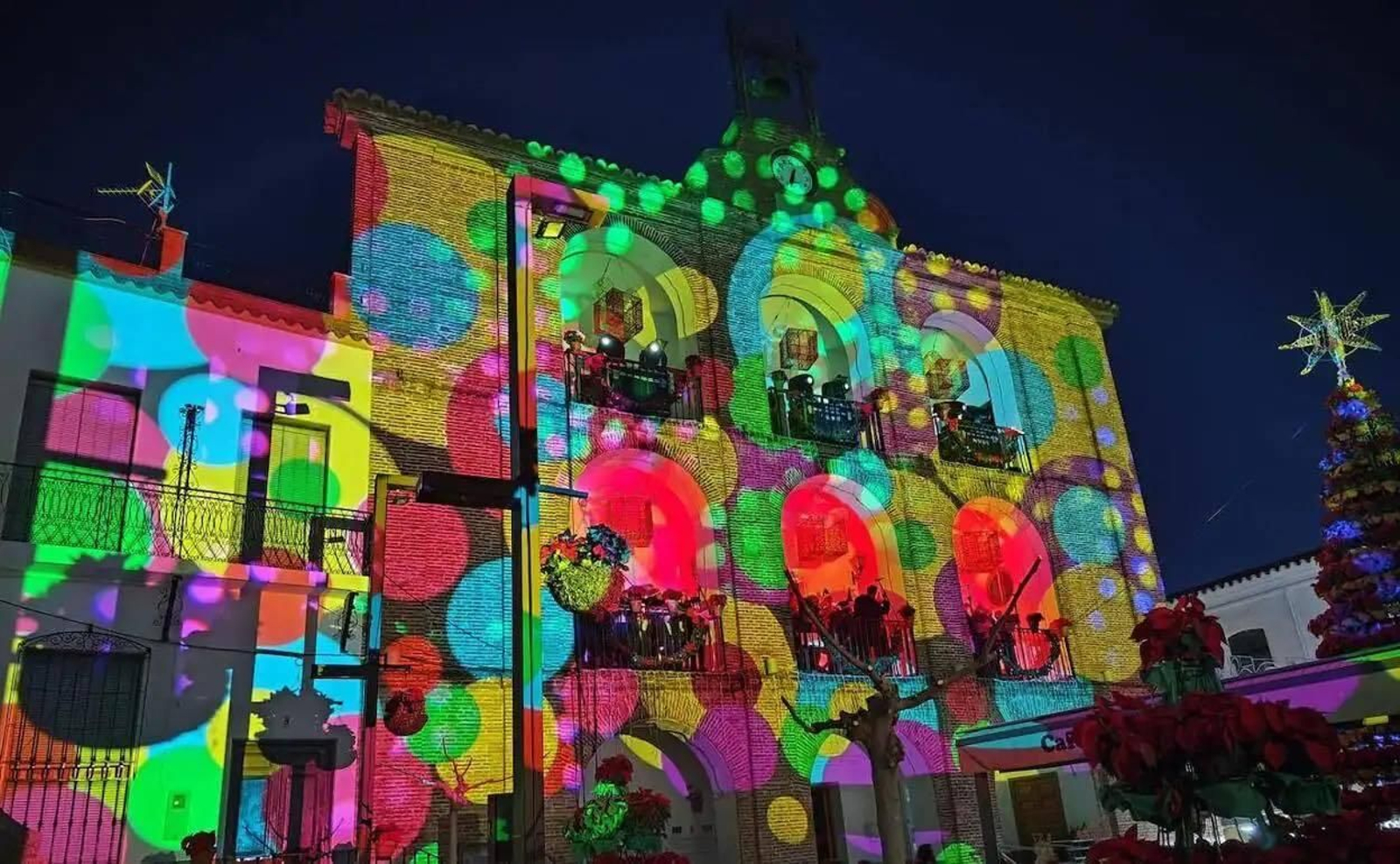 Encendido navideño de Laujar de Andarax