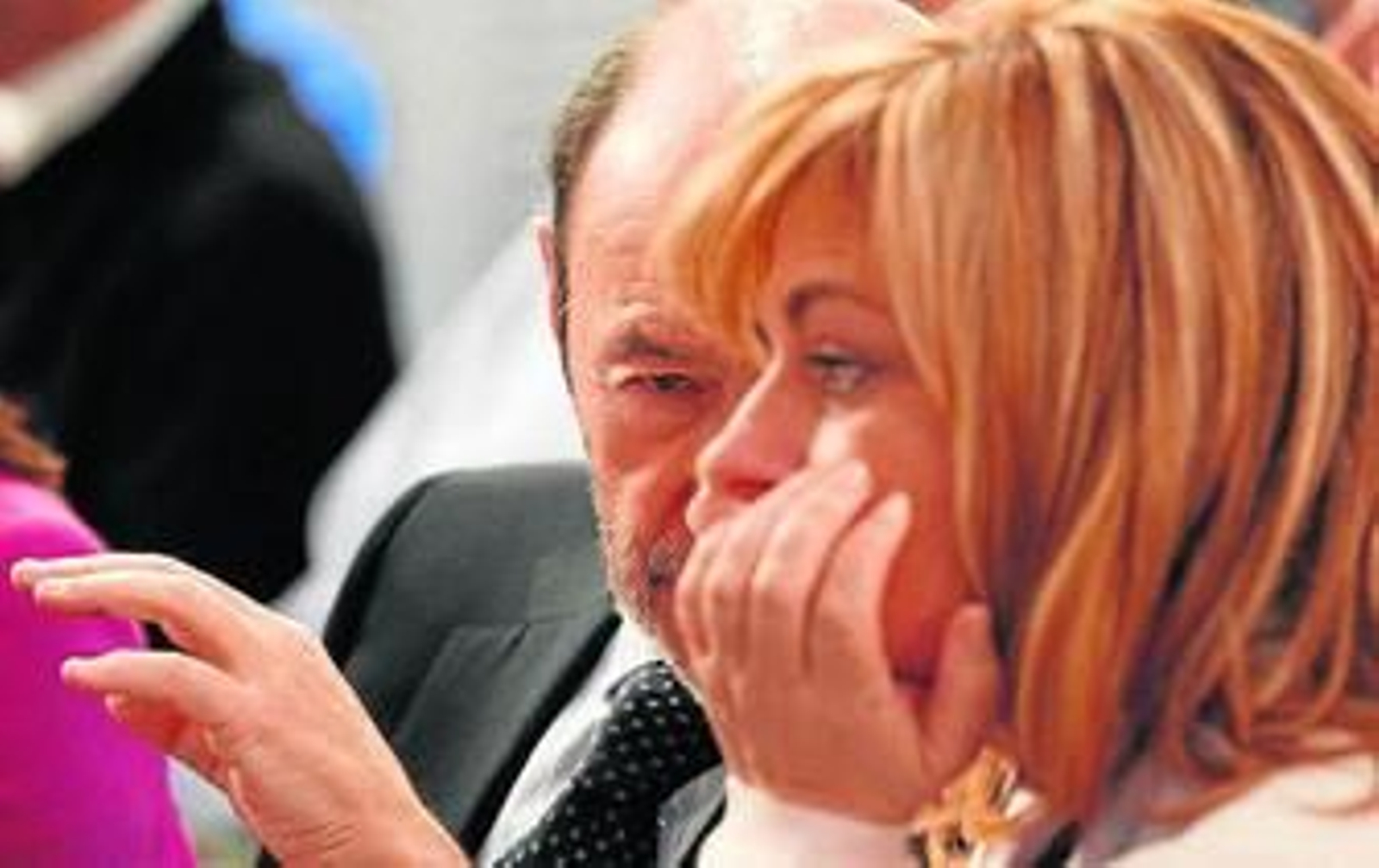 Rubalcaba y Valenciano, ayer en el foro interparlamentario del PSOE.