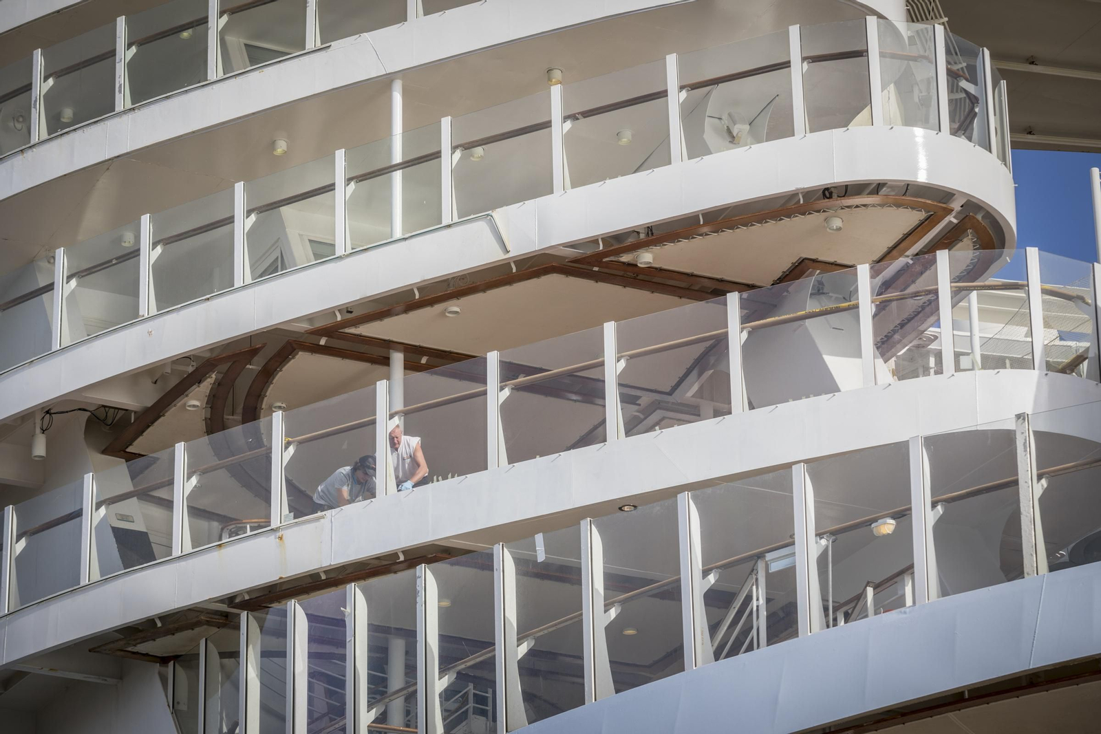 Reparación del 'Oasis of the Seas' en Navantia Cádiz