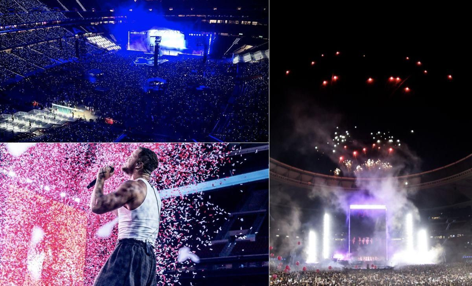 Varios de los conciertos realizados en el Metropolitano.