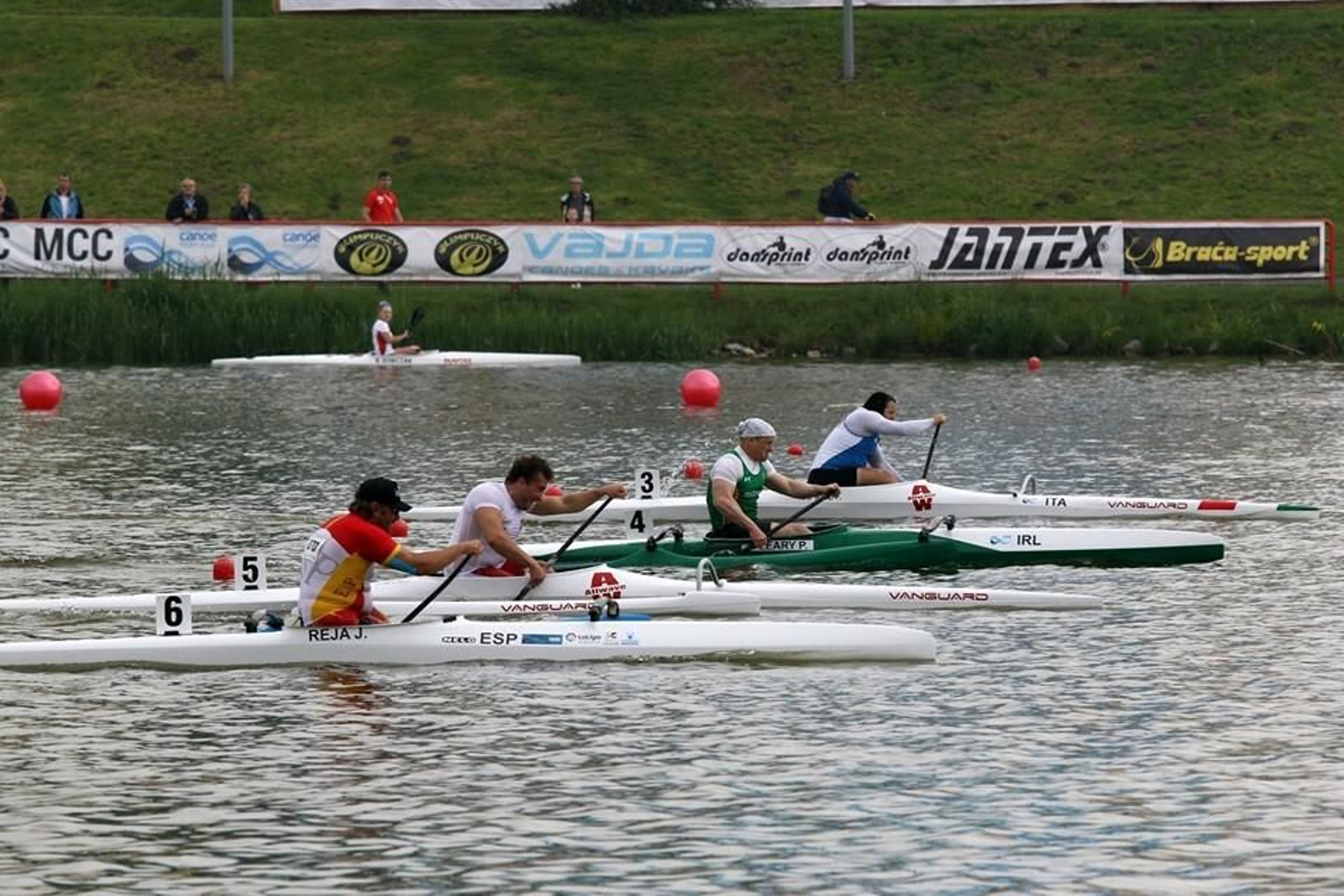 Javier Reja, en plena regata