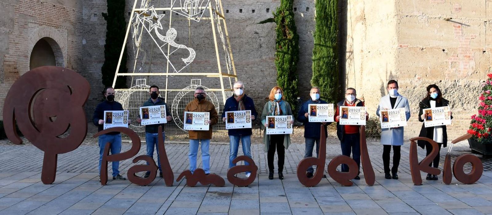 Presentación del décimo de la Lotería de Navidad de Palma del Río.