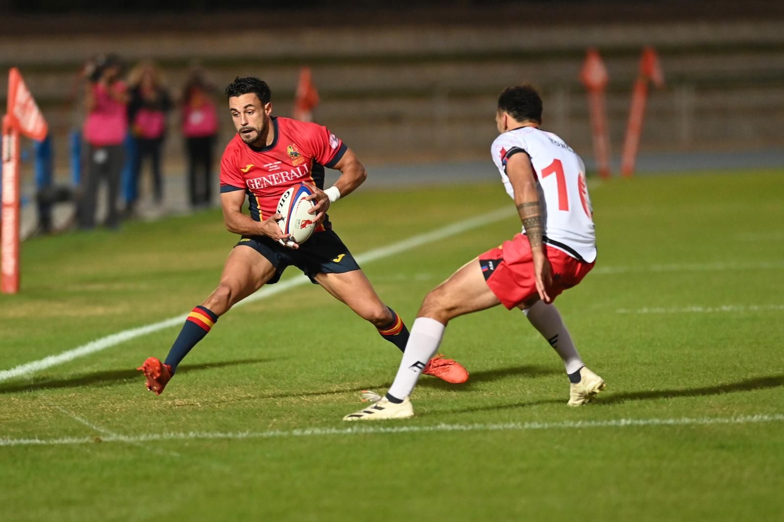 Las fotos del España-Tonga de rugby en Málaga
