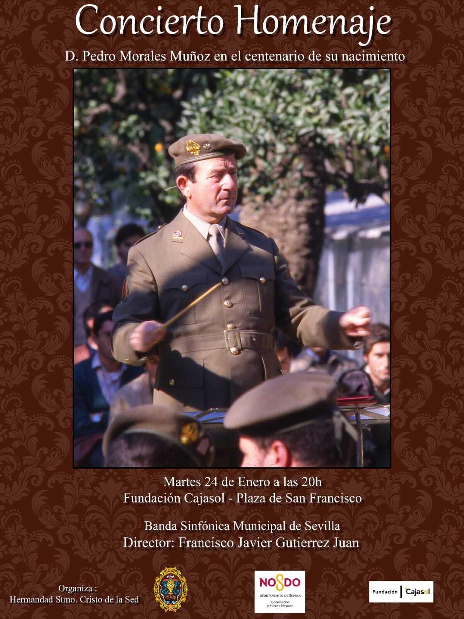 Cartel del concierto homenaje a Pedro Morales