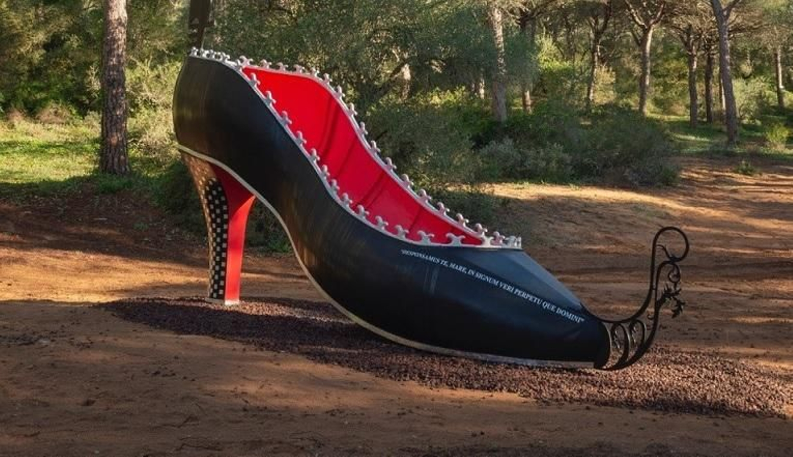 El 'Zapato Góndola', en la Dehesa de Montenmedio