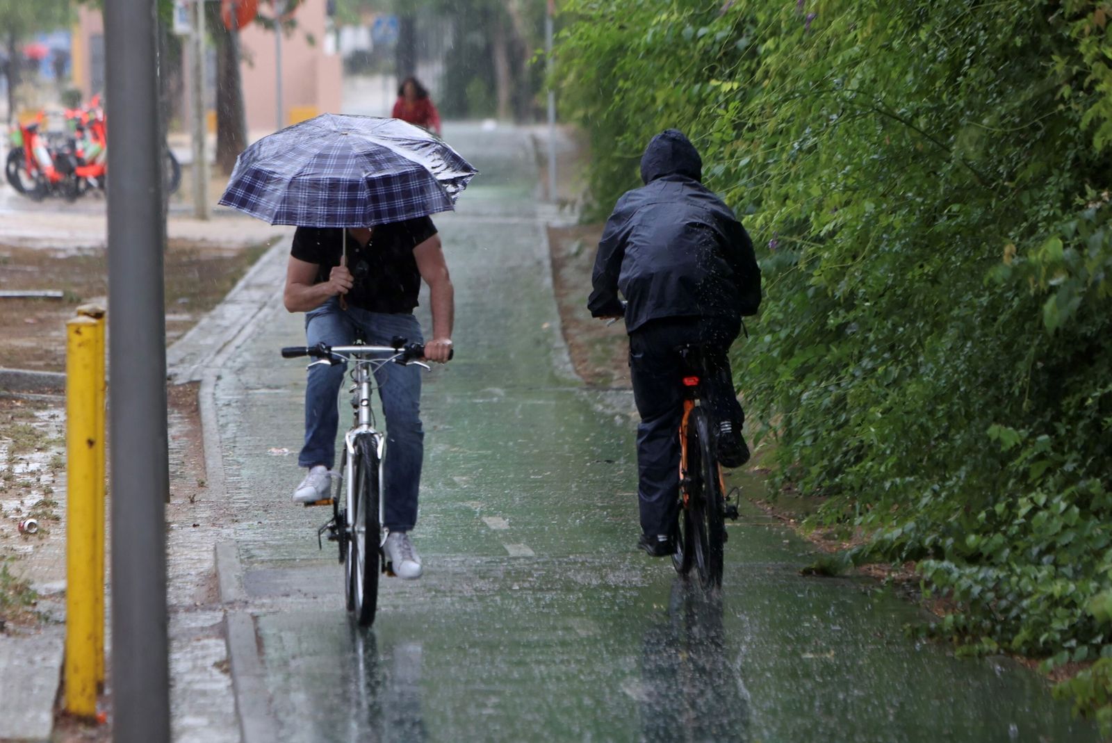 Imagen de archivo de lluvia.
