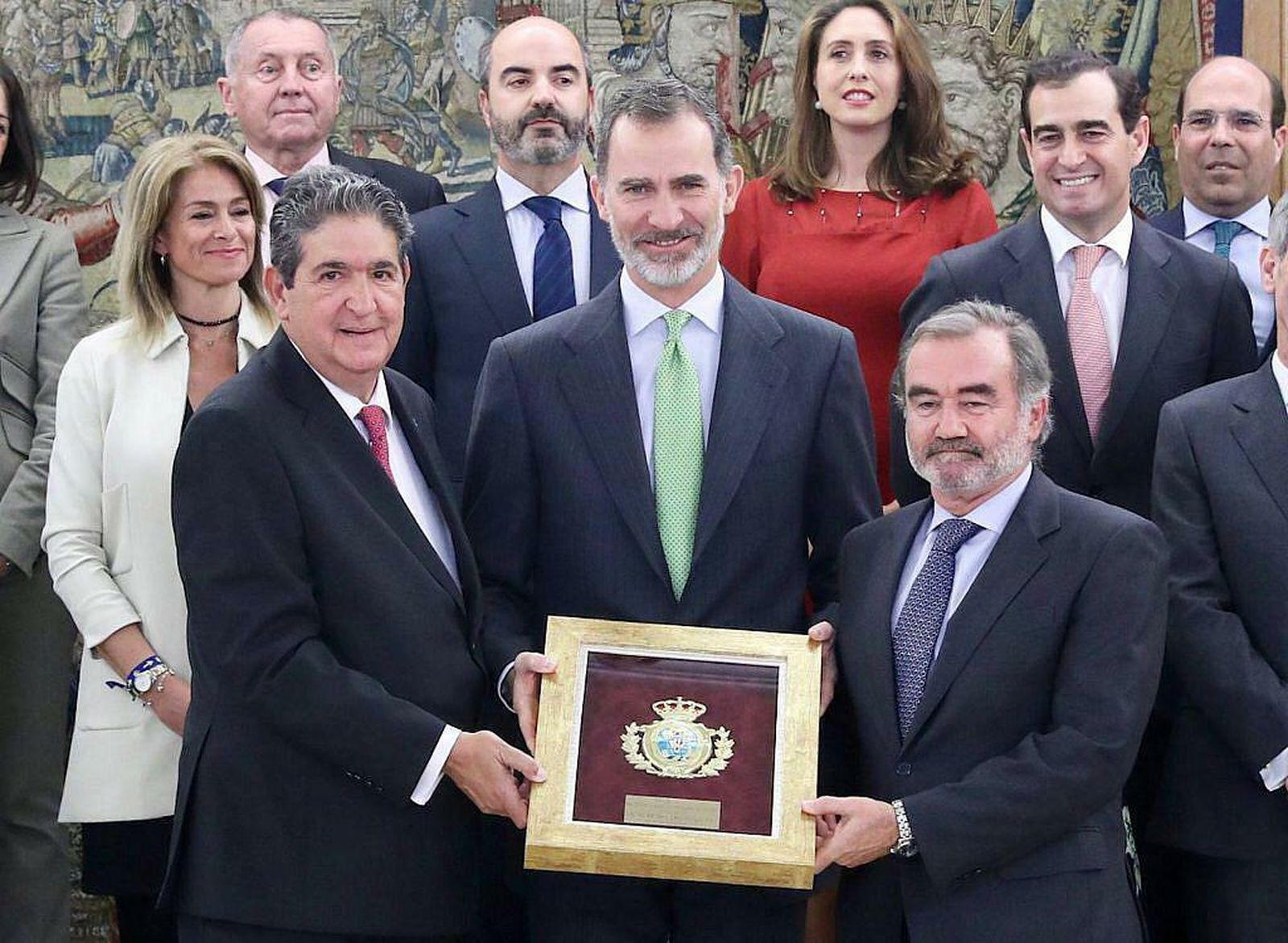 El Rey recibe a la junta de gobierno del Colegio de Abogados de Sevilla