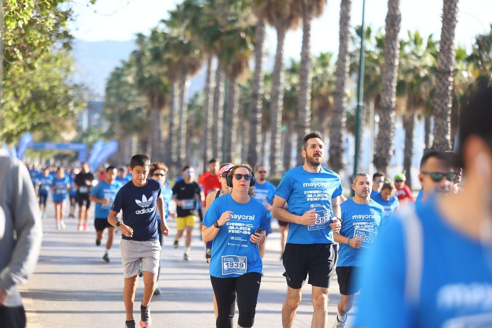 Las mejores fotos de la I Carrera Solidaria Mayoral de Málaga