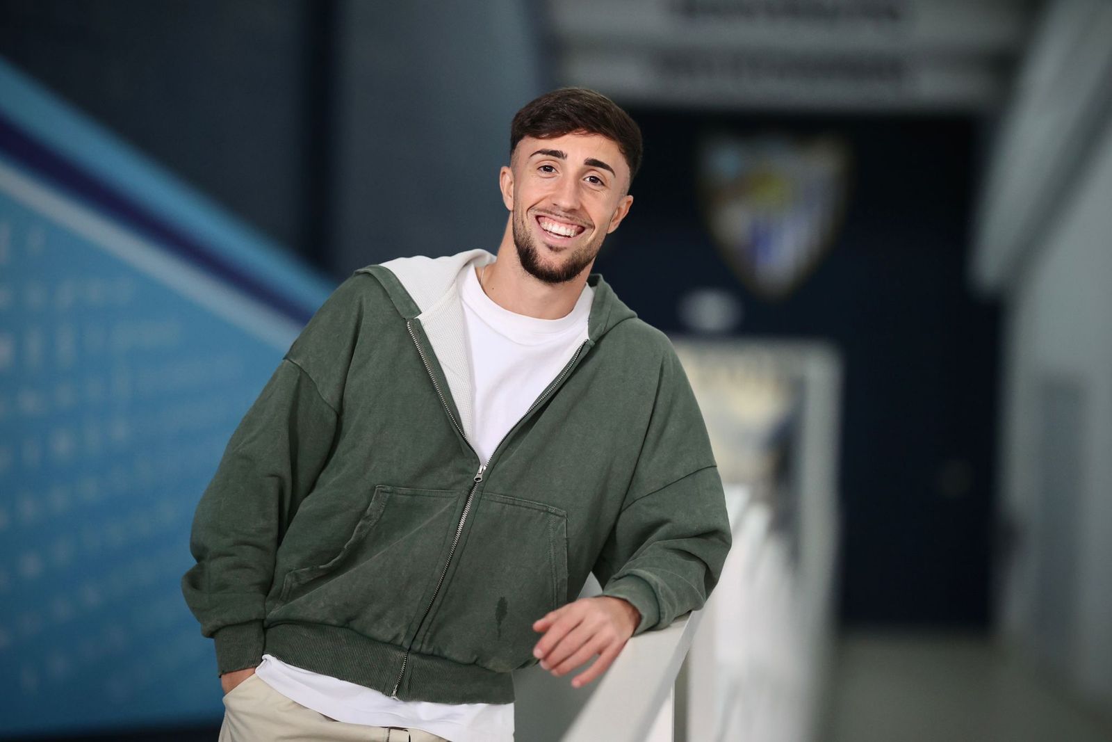 Las fotos de la entrevista a David Larrubia, jugador del Málaga CF