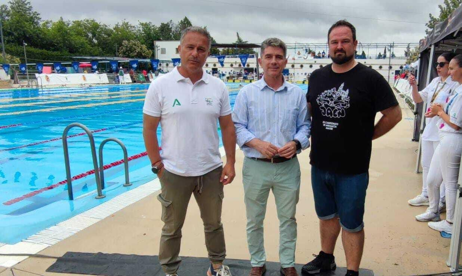 Visita del concejal de Deportes en la segunda sesión del Campeonato.