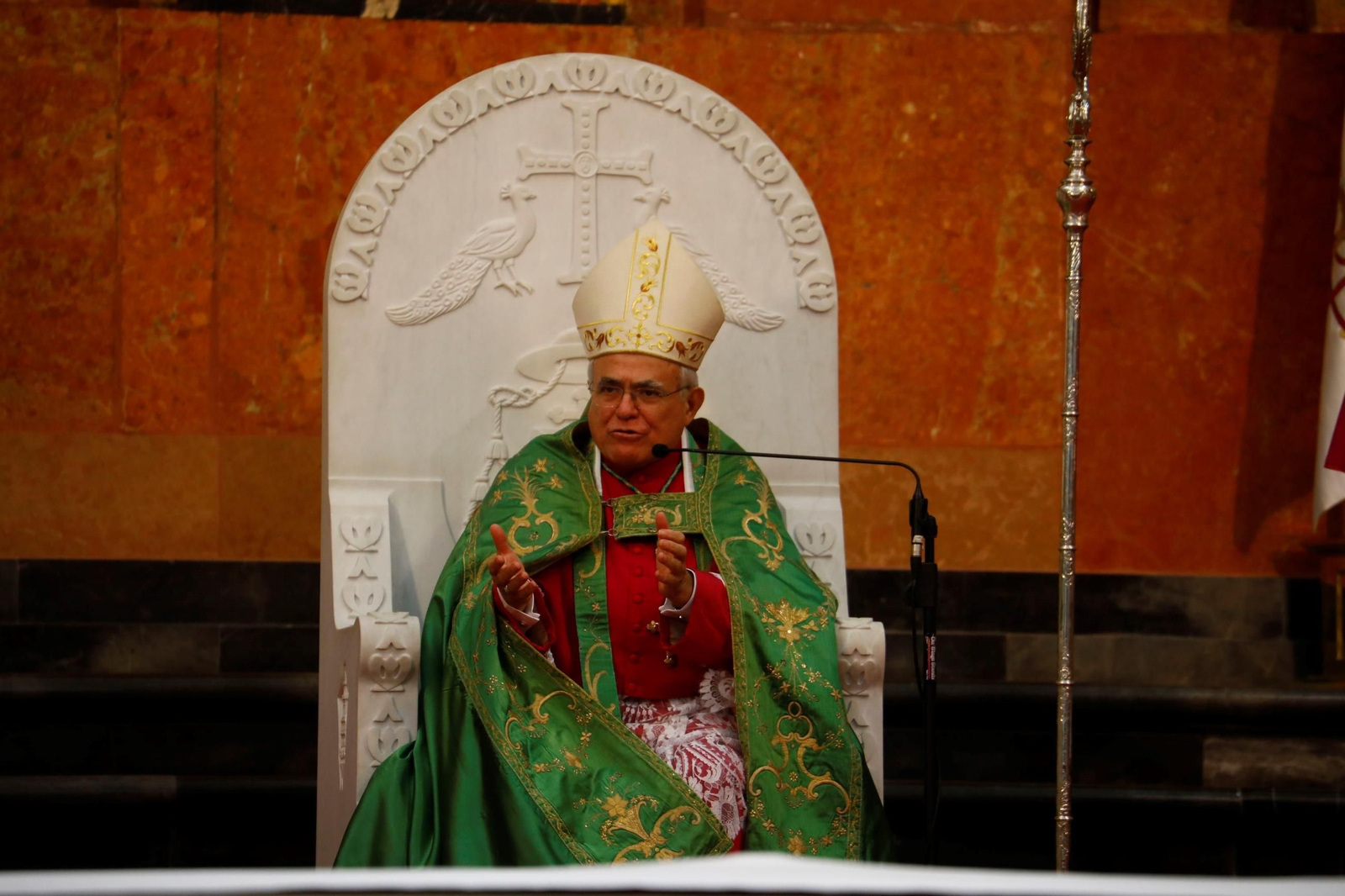 El obispo Demetrio  Fernández.