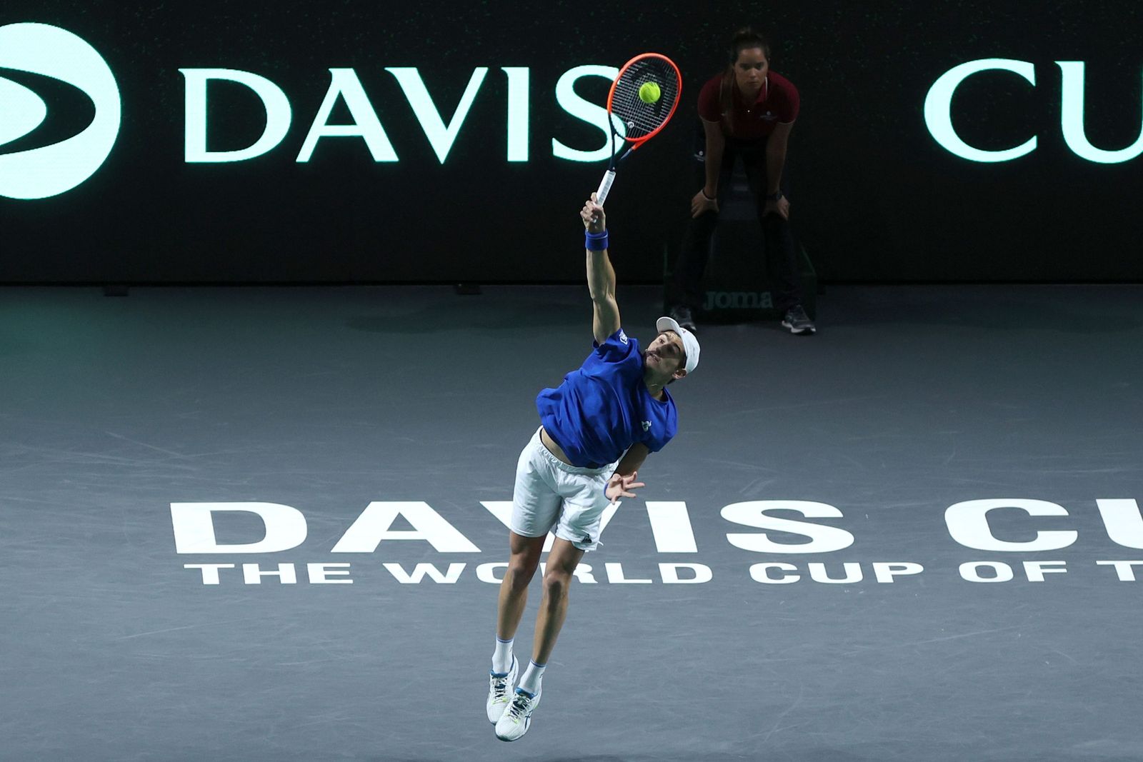 Copa Davis en Málaga: Arnaldi-Popyrin, en fotos