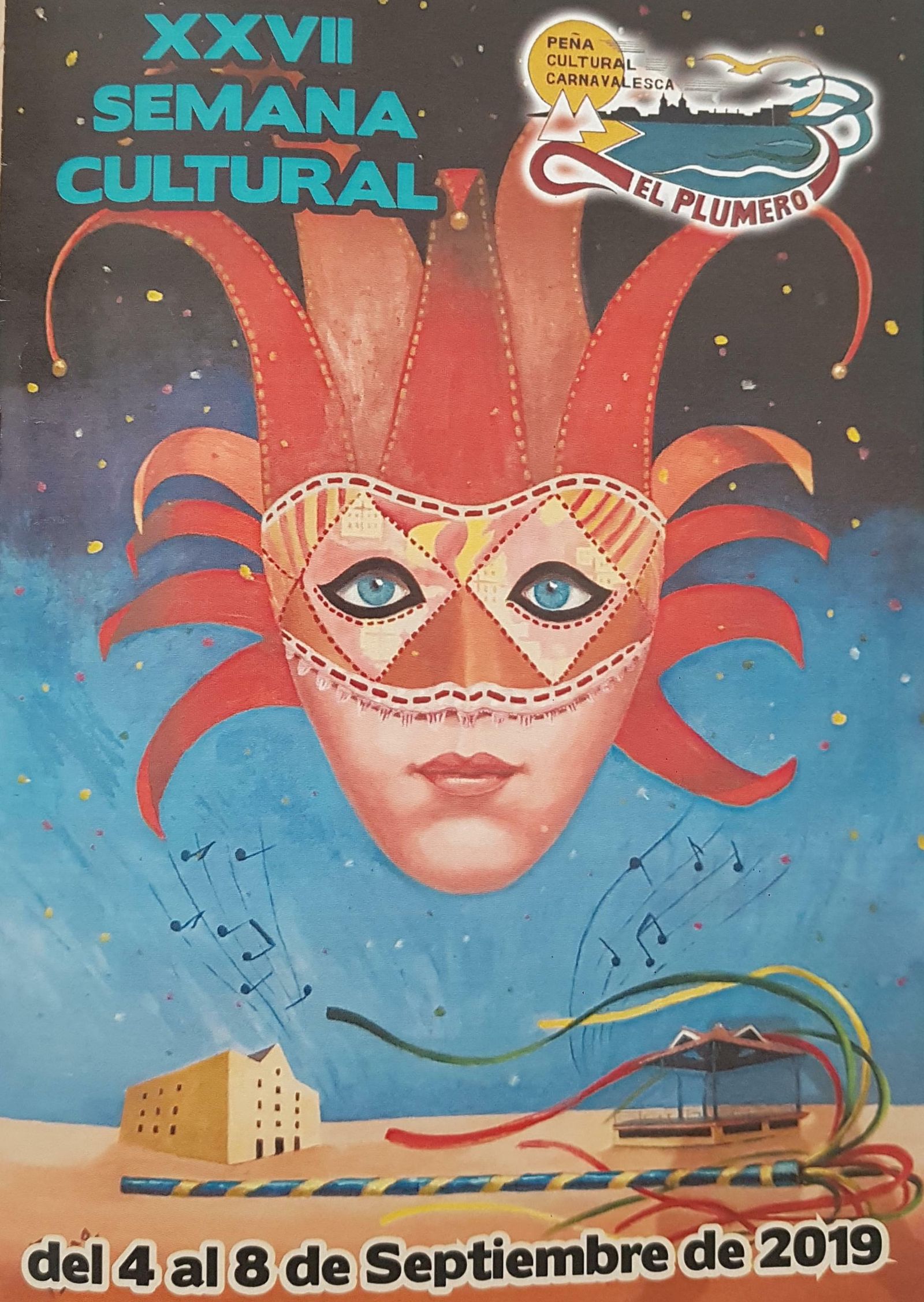 Imagen del cartel de la Semana Cultural de la peña El Plumero