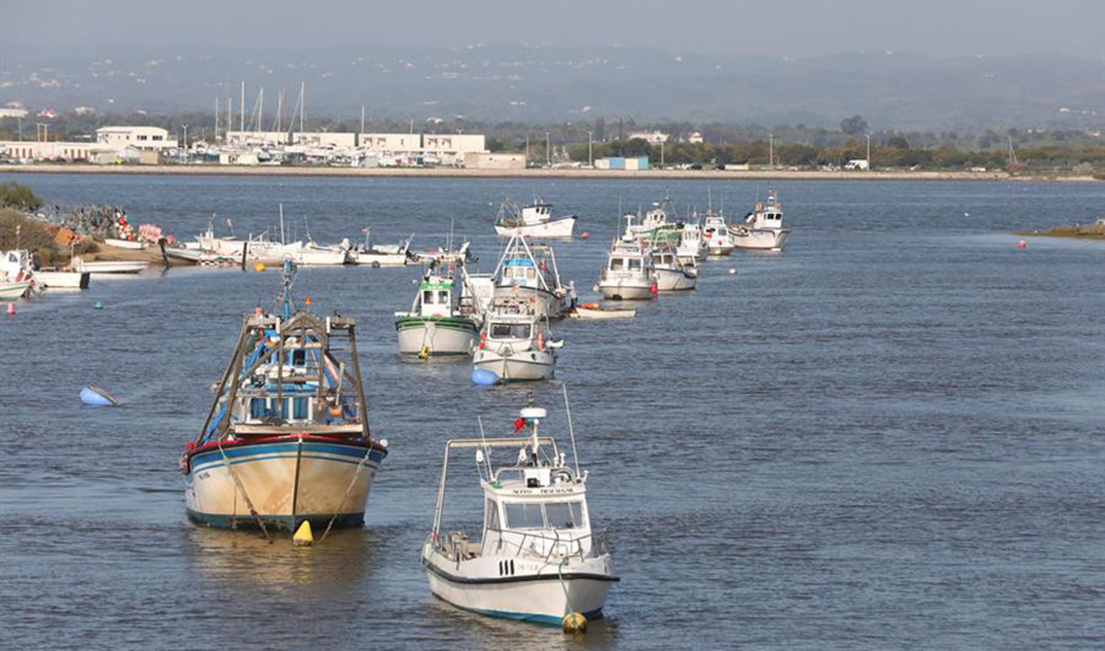 Barcas en Isla Canela