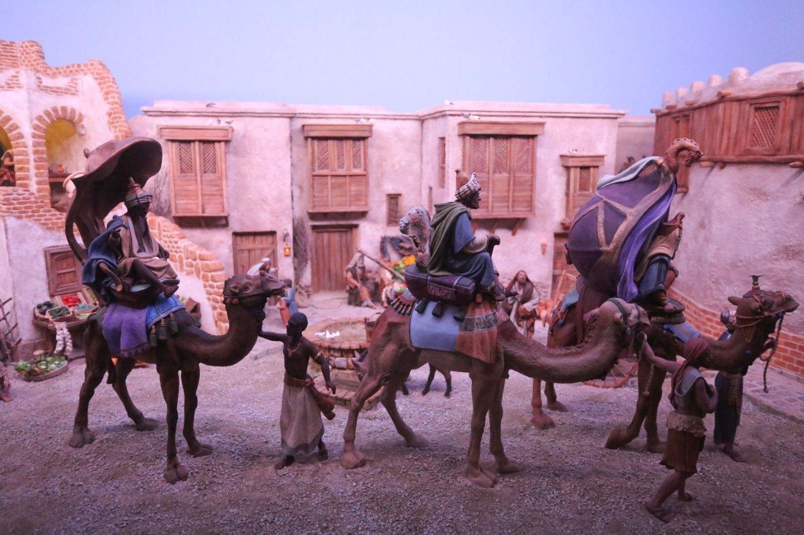 El Belén monumental hebreo que puede verse en el Archivo Municipal de Málaga esta Navidad (fotos)