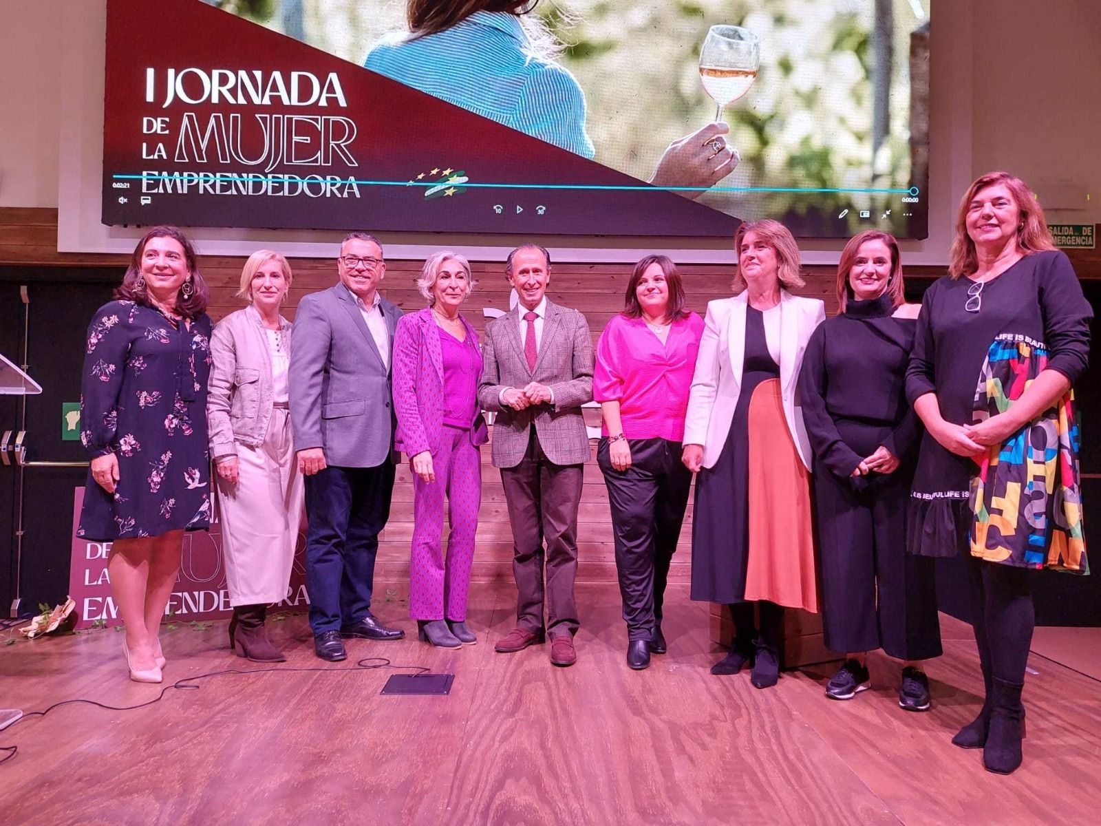 Clausura de la I Jornada de la Mujer Emprendedora de Chiclana.