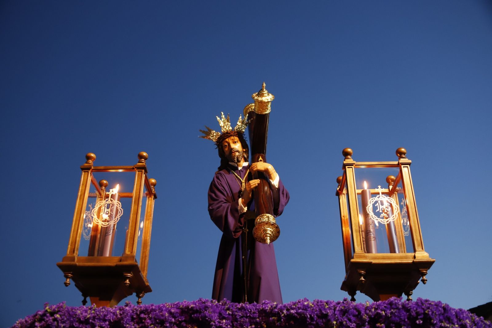 Miércoles Santo en Villanueva de Córdoba: La procesión del Santo Encuentro, en fotografías