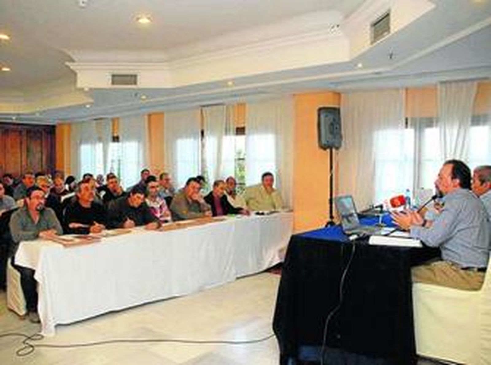 Intervención en las jornadas del coordinador confederal de mutuas de CCOO, Jaime Gómez.