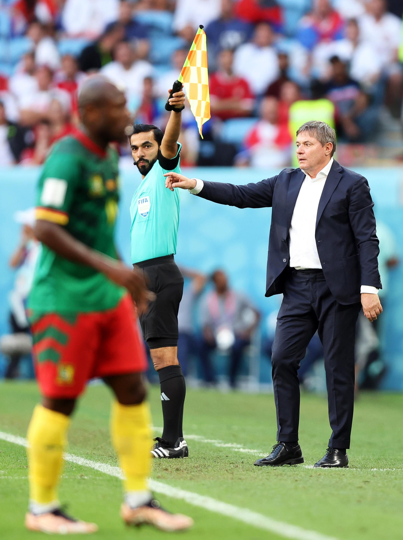 Las imágenes del Camerún - Serbia