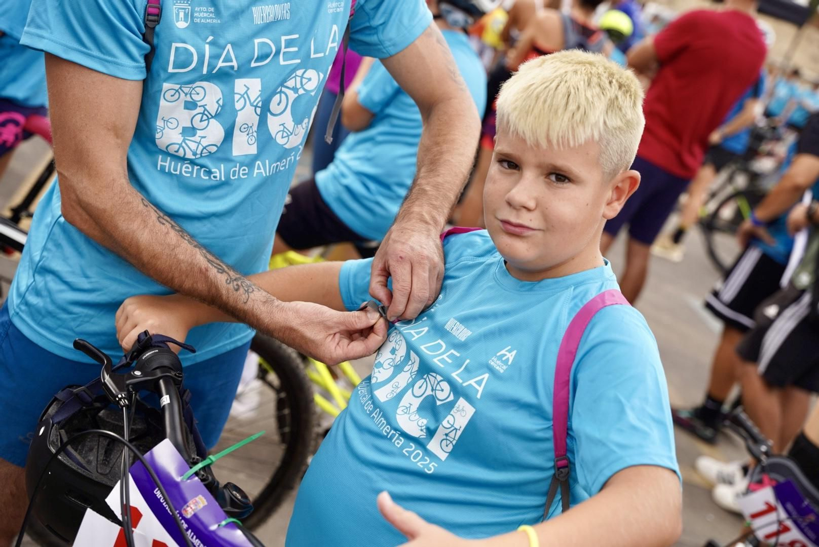 Así se ha vivido el multitudinario Día de la Bici en Huércal de Almería