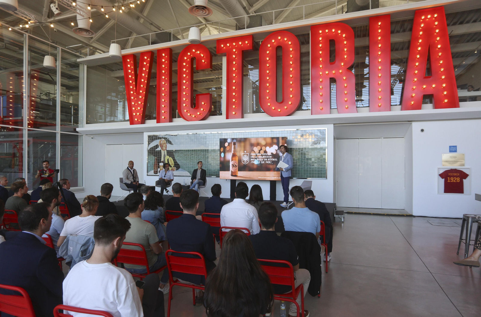 Instante de la presentación.