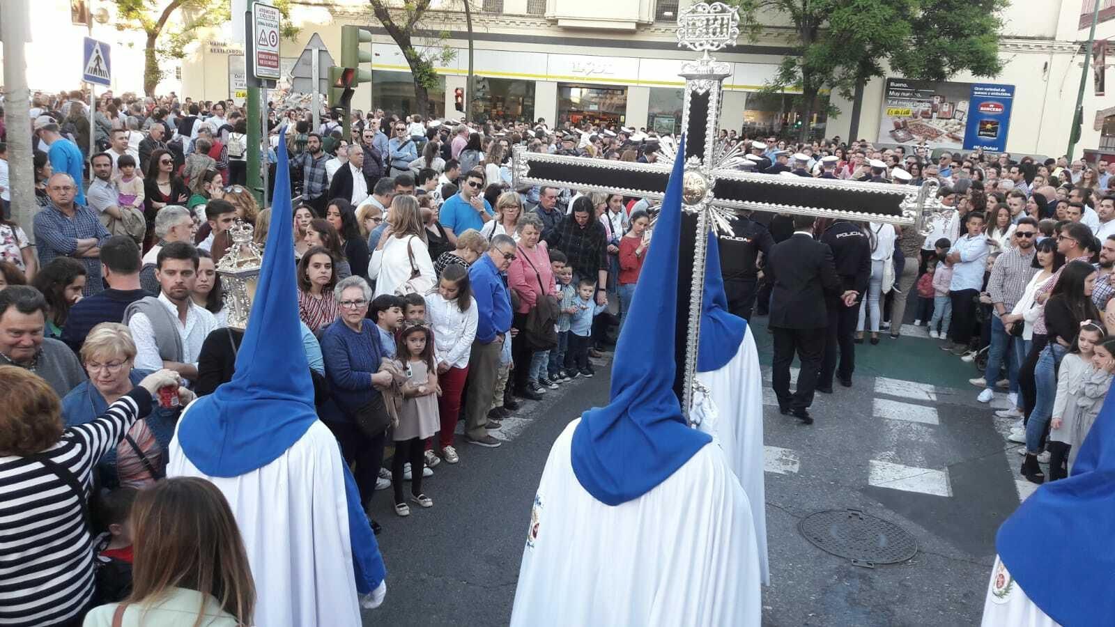 La cruz de guía de la hermandad de San José Obrero