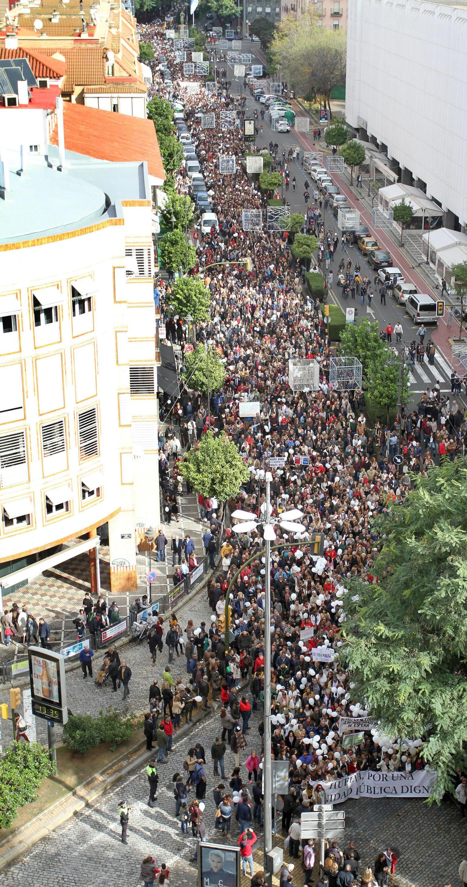 Manifestación por una sanidad pública digna