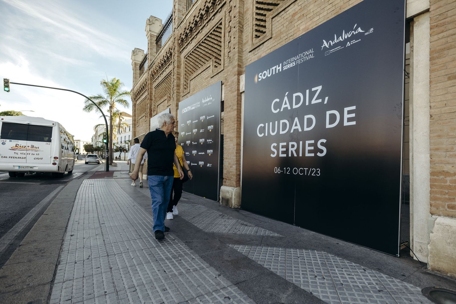 Cartelería en Cádiz con motivo del South Festival