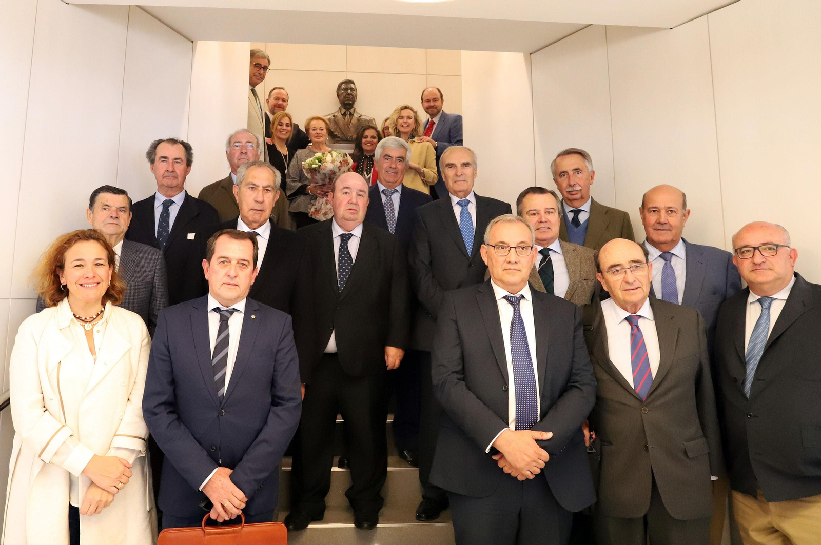 Acto homenaje a Don José Luis García Palacios en la Caja Rural del Sur, en imágenes