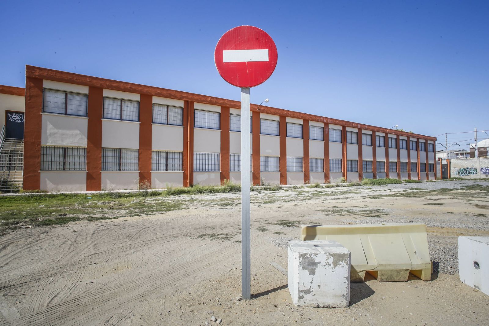 El colegio público La Inmaculada, en la zona de Cortadura de la capital gaditana.