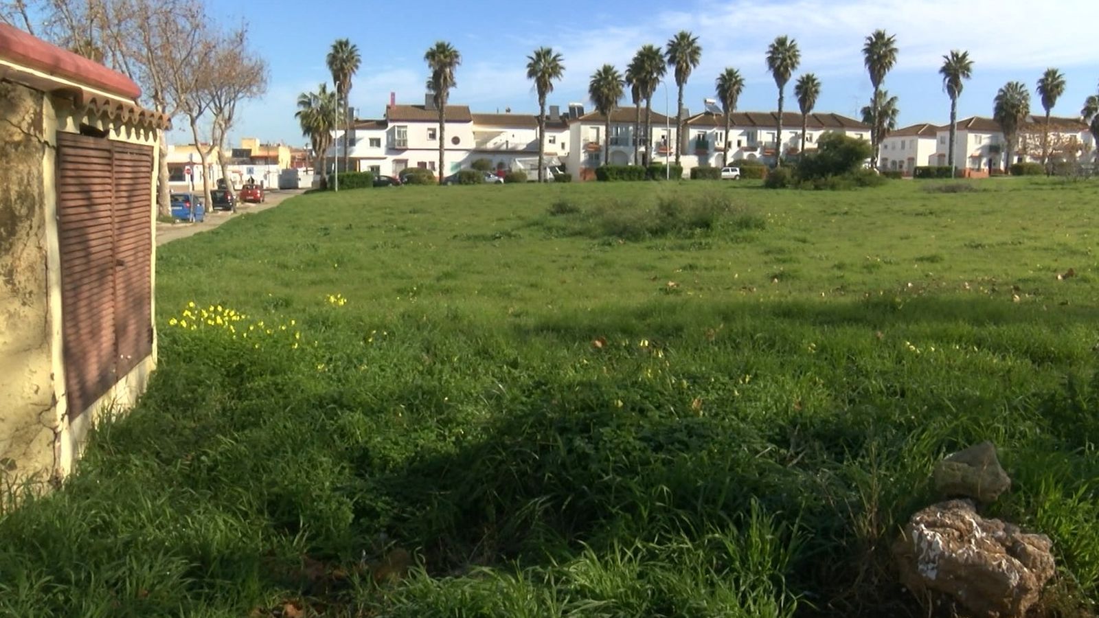 Parcela de El Almendral en la que se planea el nuevo Parque de Bomberos Puerto Real