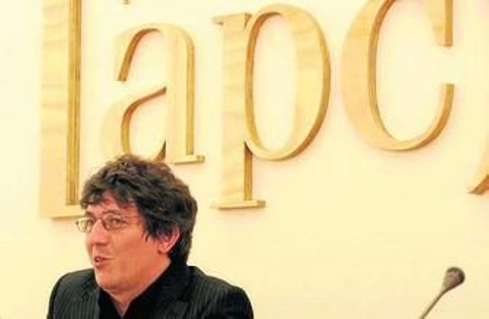 Pedro Ingelmo, durante un acto en la APC.